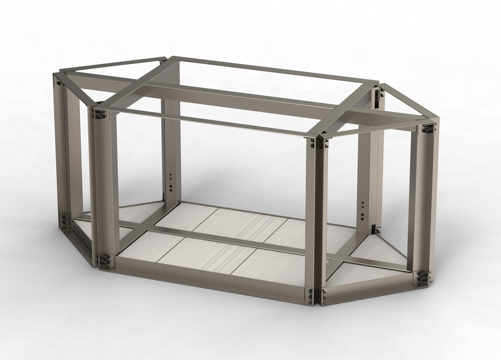Steel chassis frame
